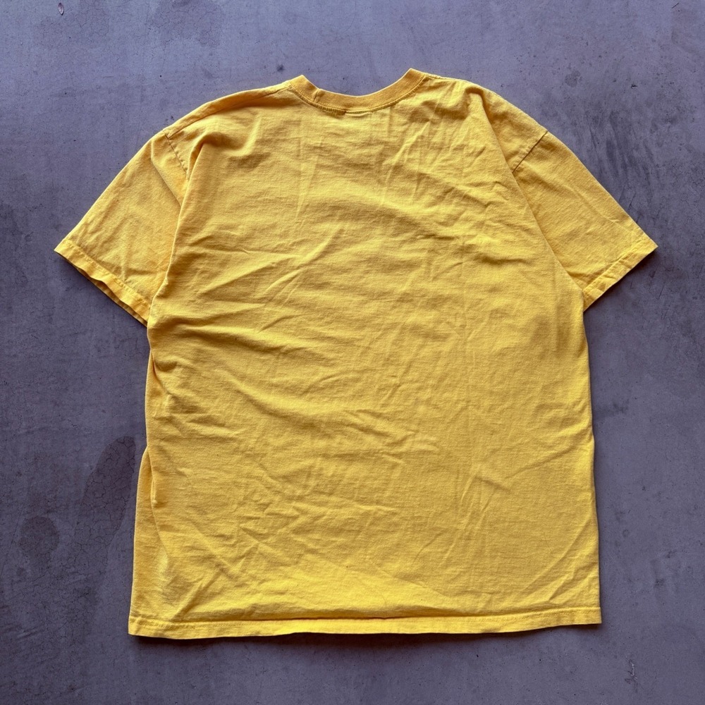 Old Navy T-Shirt Mens XXL Yellow Good 2001 USA Flag Graphic Tee - Picture 2 of 11